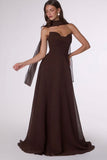 Vestido de Fiesta Largo Strapless con Escote Corazón y Espalda Corset - T703